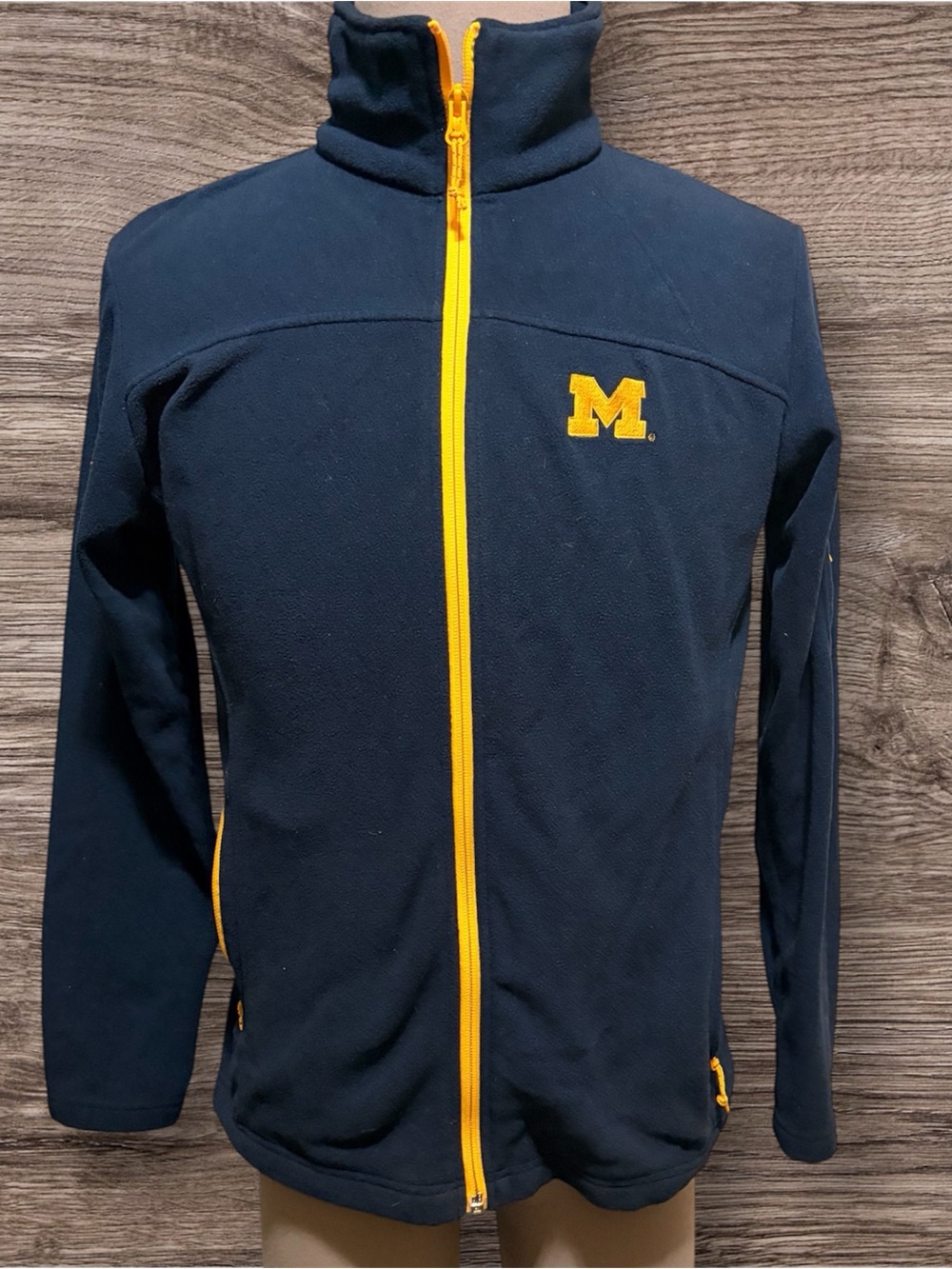 Columbia Navy Lightweight Jacket with Yellow Trim